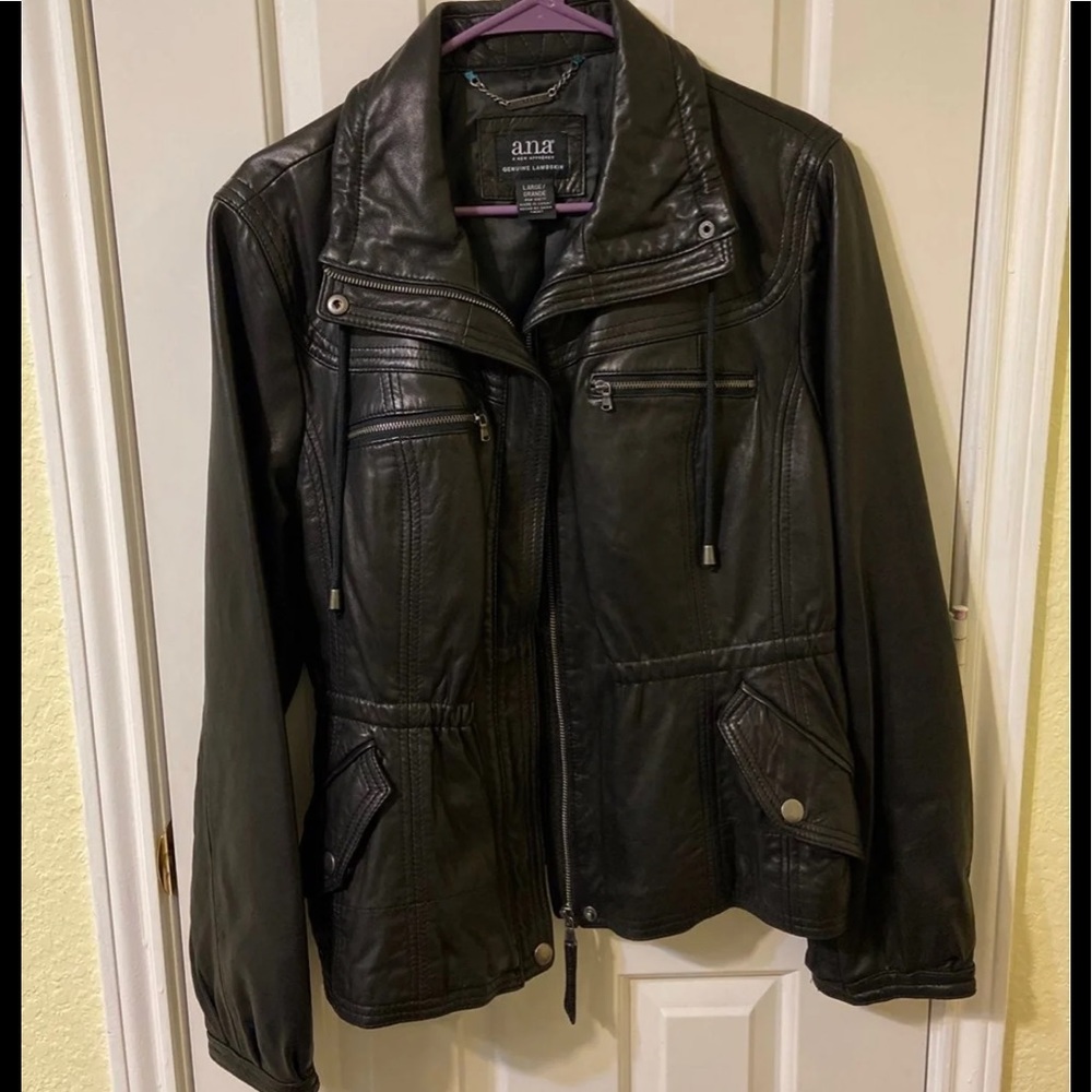 Buttery soft black leather jacket. - Picture 1 of 8